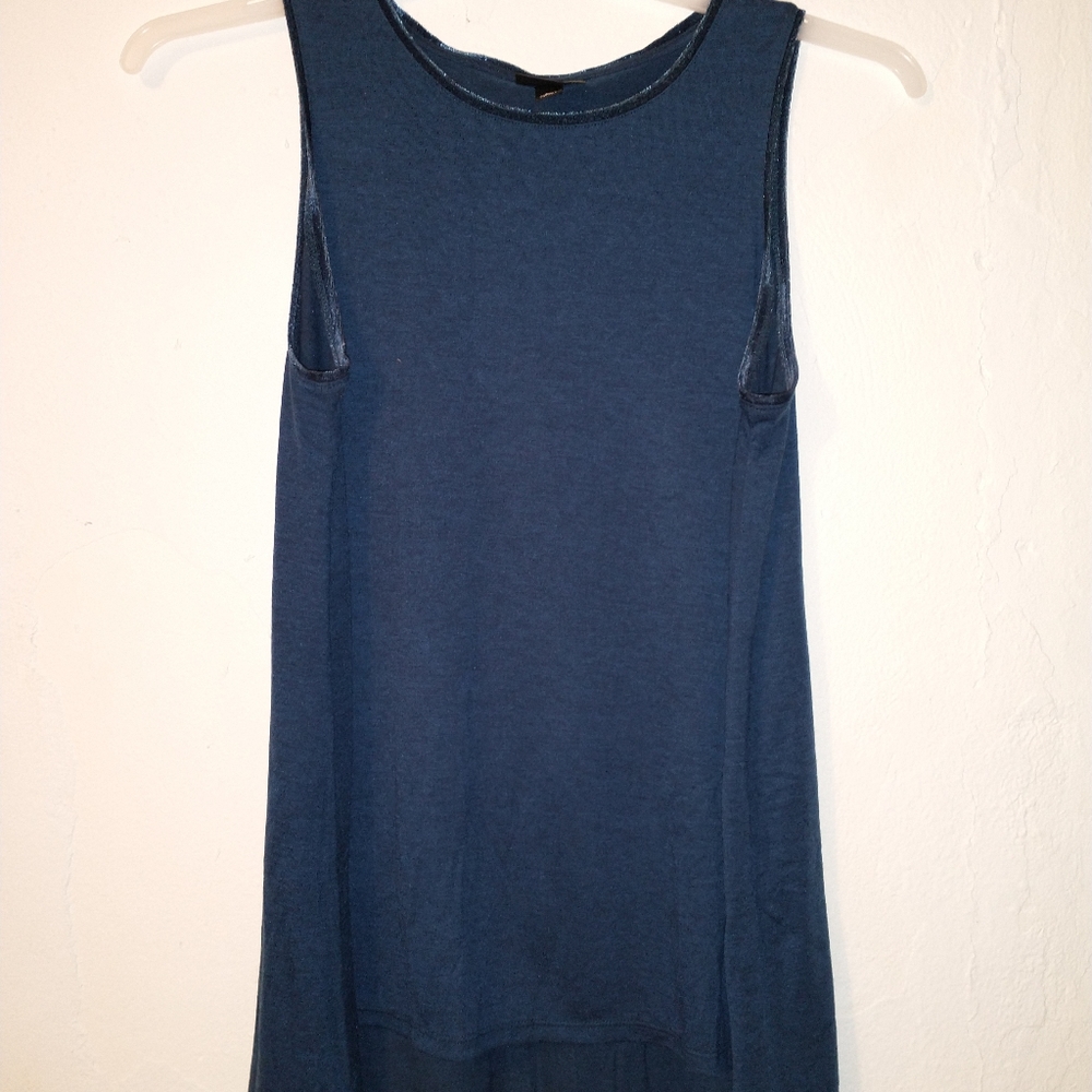 Blue green tank top
